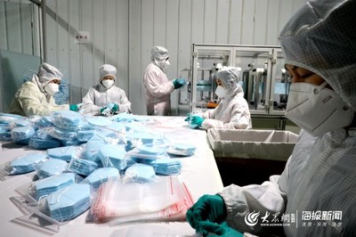 這就是山東|東營紅星勞保企業緊急復工，4萬只口罩免費送往一線